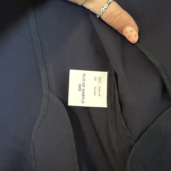 NEW RJ Classics Navy Sloane Show Coat Womens Size 10R Equestrian Horse $189 - Picture 6 of 7